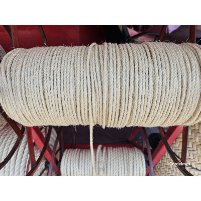 CUERDA DE HENEQUEN 06 mm O 1/4 pulg 1 kg =35 m